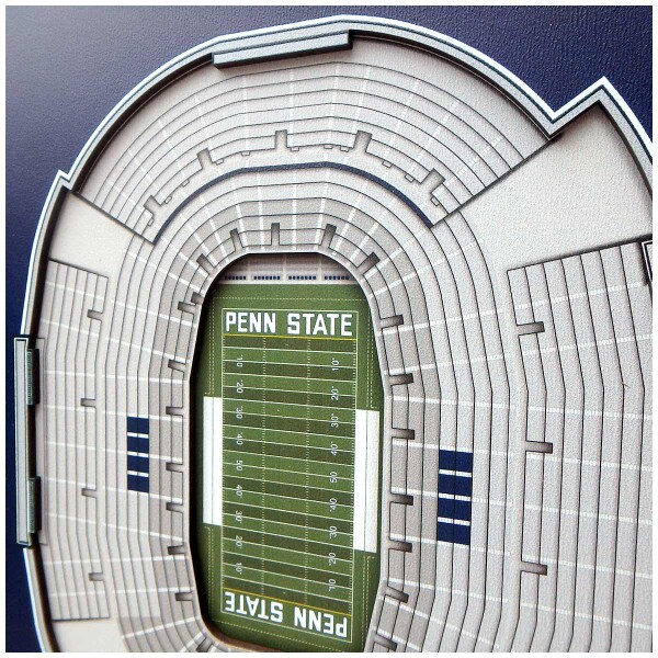 3D wall art Beaver Stadium closeup image
